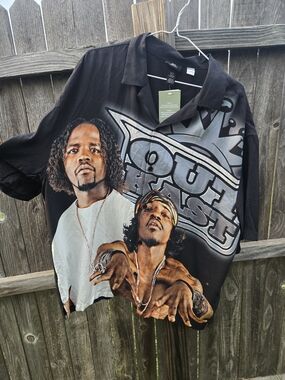 Outkast H&M Collaborative Button Down - Black Shirt